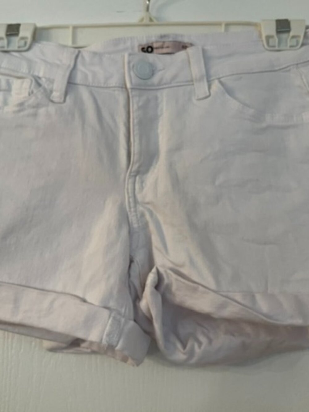 SO Denim & Co. Mid‑Rise Rolled‑Hem Shorts – Size 5/27W